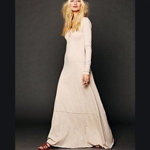 Free People S Miles of Henley Maxi Dress